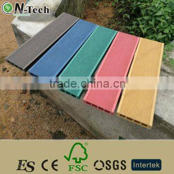 Techwoodn Superior, Eco and natural decorative flooring, rainbow color, colorful WPC outdoor decking, wood plastic composite