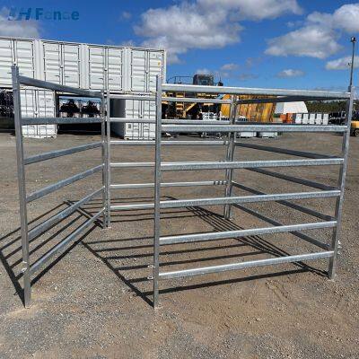 Günstige runde Pferdepaddocks, Viehkorralpanels, Viehfennungen, Pferde- und Schafkorralpanels, Hof