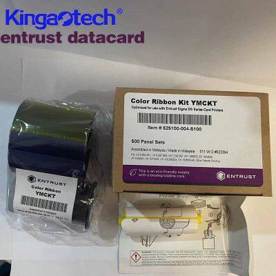 Entrust Sigma Ds3 id Card Printer Original Color Ribbon 525100-004-s100, 500 Prints