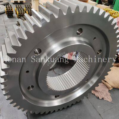 Bevel Gear 1:1 Ratio for 90° Shaft Redirection in Conveyors