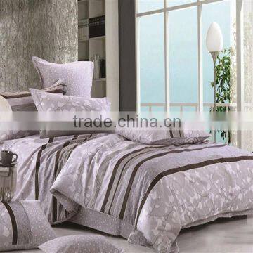 Pigment Print Geometry Bedding Cotton Duvet Cover Bed Set