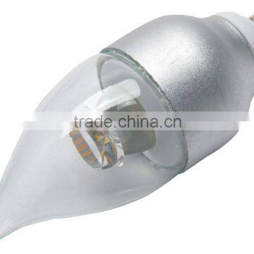 UL,CUL,Energy Star listed 5w Dimmable led candle lights with 5 years warranty for Damp Location