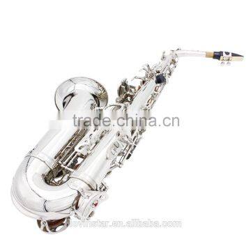 Plastic Baby Saxophone Silver Metal Alto Saxophone photo-6