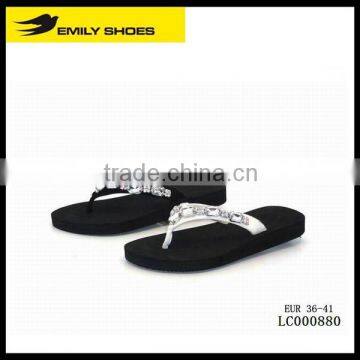 Lady's fashion EVA slipper with diamond