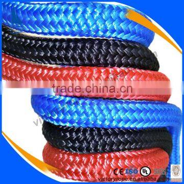 hot sale yacht braided rope spliced double braided polyester rope