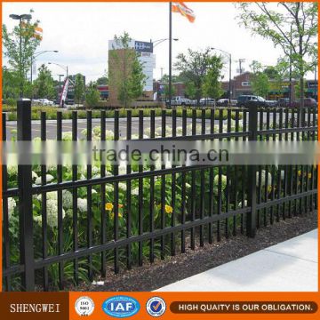 Powder coated galvanized metal steel villa fencing manufacturers