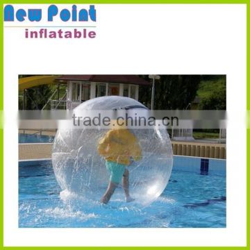 Inflatable transparent water ball for fun,inflatable ball