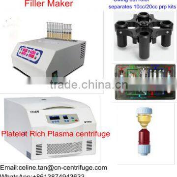 PRP centrifuge for 10cc, 20cc, 30cc prp kits and filler maker made in China manufacturer