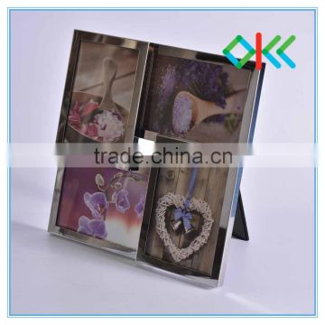 silver plated multi picture frame