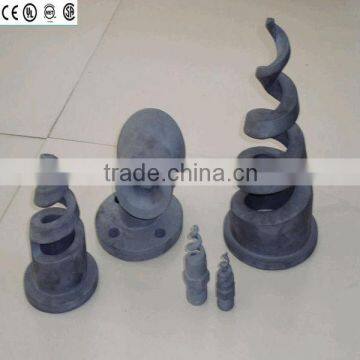 High temperature silicon carbide nozzle for refractory