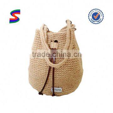 Wooden Handle Jute Gift Bag Jute Bags For Coffee Beans