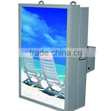 IP65 2000 nits outdoor wall mount advertising LCD displayer