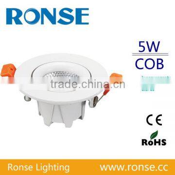 2016 Ronse popular new competitive recessed cob downlight 5~18W