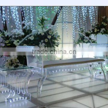 Living room sofa furniture design transparent acrylic sofa set