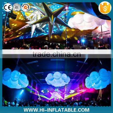 inflatable cloud decoration white ceiling inflatable clouds with led light