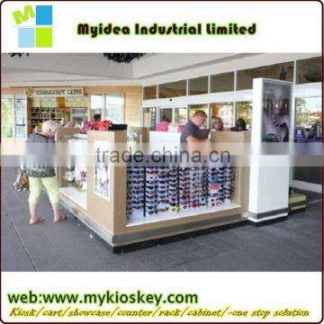 Retail mall sunglasses kiosk commercial smoothie kiosk for sale