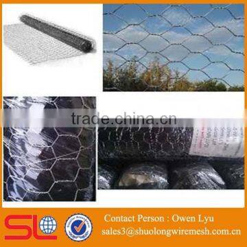 GALVANISED HEXAGONAL CHICKEN WIRE MESH FENCE 25 50mm, 600 900 1200mm