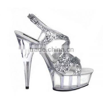 Wholesale Sexy Pointe Shoes Fashion Lady Party Sandals Fashion Fancy Heel Sandals