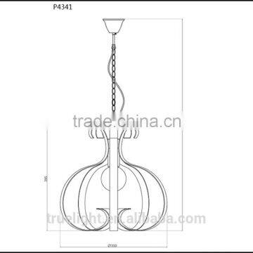 Morden White Pendant Lighting With Slab Belt for Shop Decor China Supplier photo-2