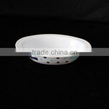 oval melamine bowl