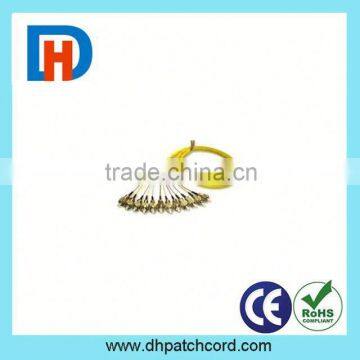 Factory Price Aqua SC OM3 Fiber Pigtail , 0.9mm / 2.0mm /3.0mm photo-3