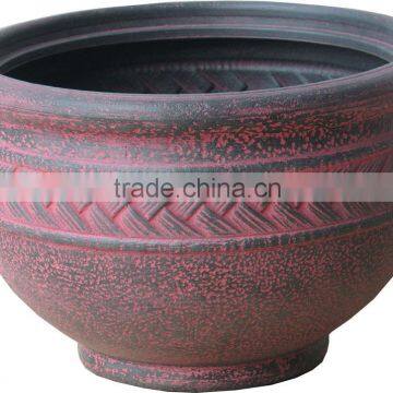 lighted ornamental colorful cheap plastic flower pots wholesale