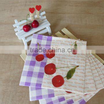 2016 Cheap price 100% virgin wood pulp Tissue napkin factory made