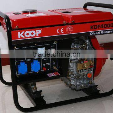 3kw Open Frame Air Cooled Diesel Generator-KOOP