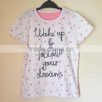 cotton,new design children's brand t-shirt