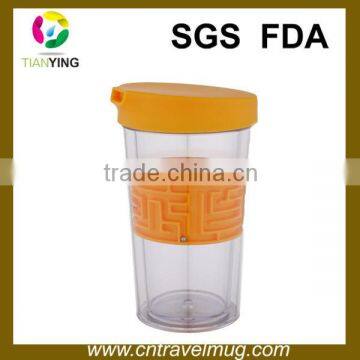 320ML Plastic Funny Labyrinth Mug With Stainless Steel Ball