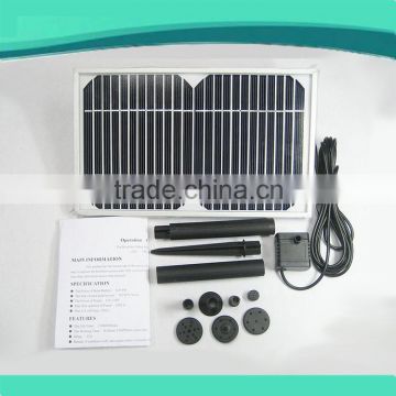 Solar Power Fountain Pool Water Pump Garden Plants Irrigation Pump