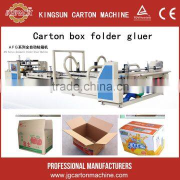 corrugated carton box folder gluer ,jinguang packing machine