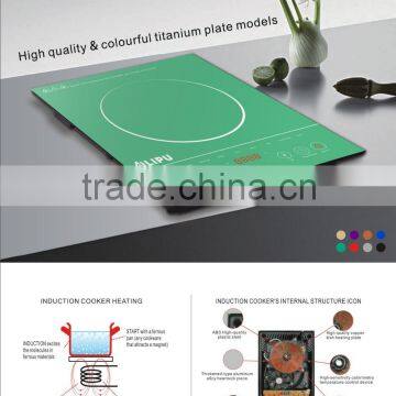 2016 American household use induction cooker 1500W ETL certification induction cooktop price