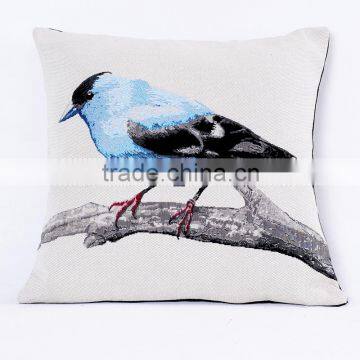 PLUS plain white natural line cushion cover