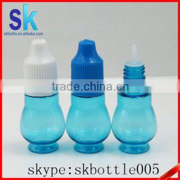 e Juice Pet Plastic Bottle Blue Eliquid Dropper Bottle 10ml photo-2