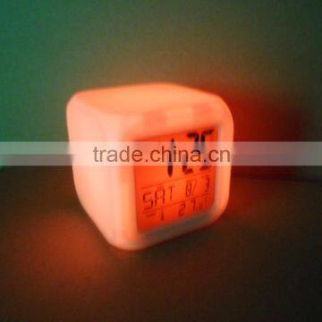 2016 hot sales children alarm clock night light