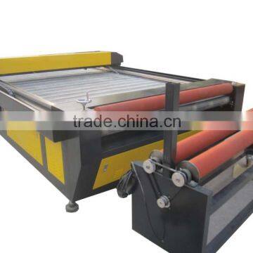 auto feeding large power CO2 laser cutting machine bed/ leather rubber laser cutter timber laser cutting machine