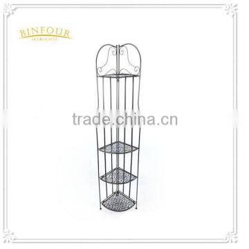 Flower folding metal rack kitchen stand kitchen shelf