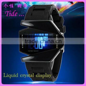 Plane LED wristwatch for kids