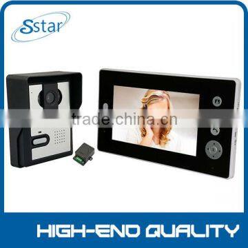 2.4GHz video doorphone intercom & 7" TFT LCD Wireless Indoor Monitor XSL-712