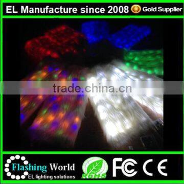 Light Up White LED Furry Leg Warmers - Rave Costume Fluffies LED Fluffies photo-4