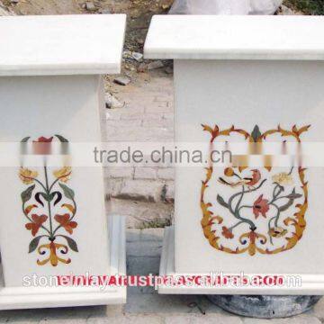 Marble Inlay Table Base