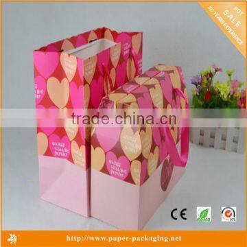 2015 Luxury Paper Shopping paper gift bags wholesale