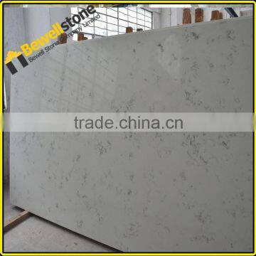 Statuario quartz stone tiles and slabs for bathroom and kitchen