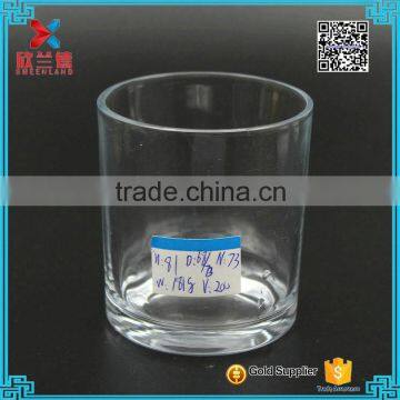 Christmas Crystal Clear Glass Jars for Candle Making 200ml Wholesale Quality Choice photo-3