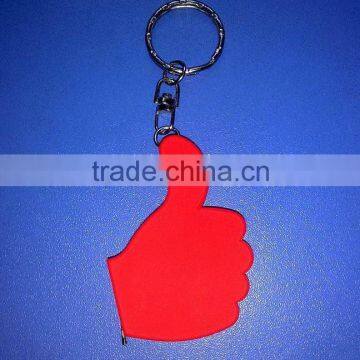 thumb shape 1m premium tape measure with keychain