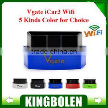 Vgate iCar3 Wifi Elm327 Wifi Code Reader Support All OBDII Protocols Cars iCar 3 Scan for Android/ IOS/PC