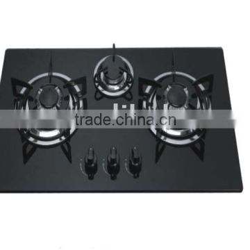 built-in gas stove,