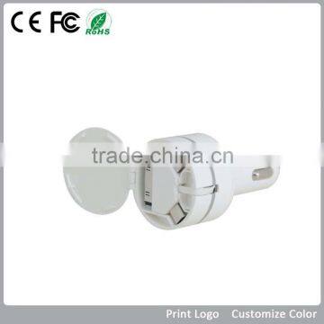 2016 Oem Custom Logo 3in1 Car Charger SGB-CC-002 for Smartphones Low Price Car Charger