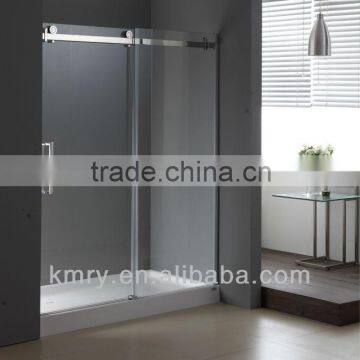 Spare Parts Tempered Stainless Steel prefabricated Sliding Small Cheap Shower Enclosures